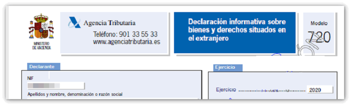 EL TSJUE anula el modelo 720 de declaración de bienes en el extranjero.