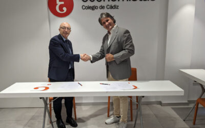 El Colegio de Economistas de Cádiz y Luis Méndez firman un convenio para promover el bienestar emocional en el trabajo