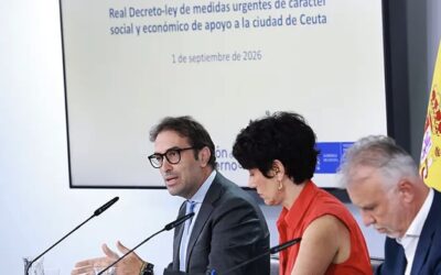 El decreto de ayudas sociales y económicas para Ceuta entra en vigor desde el 3 de septiembre